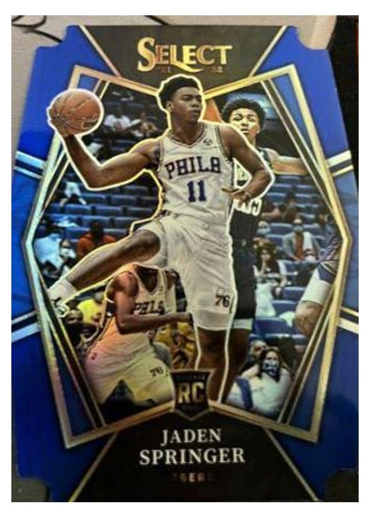 2021-22 Panini Select Base Set Jaden Springer #180 card
