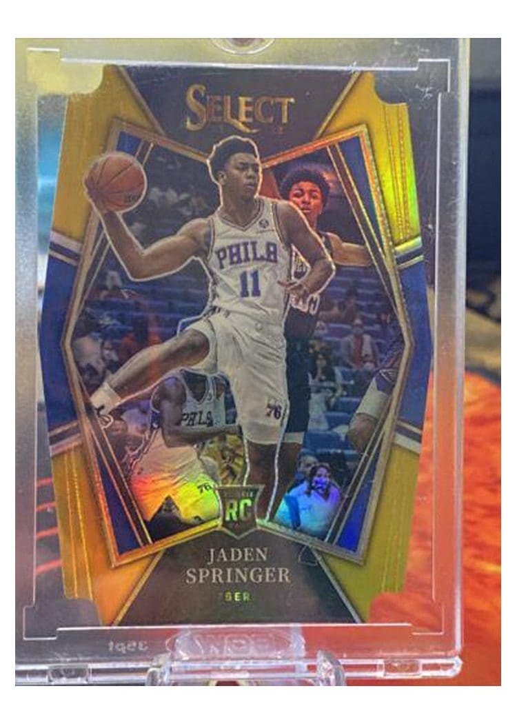 2021-22 Panini Select Base Set Jaden Springer #180 card