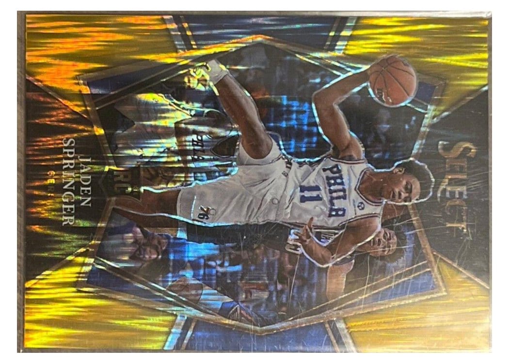2021-22 Panini Select Base Set Jaden Springer #180 card
