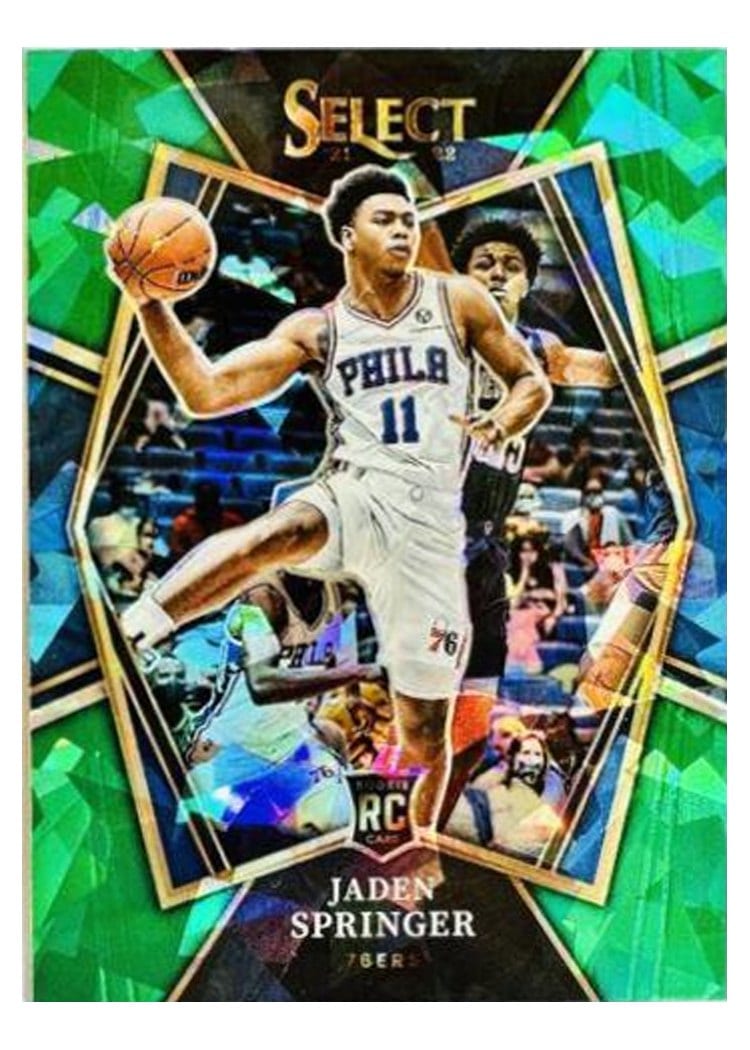 2021-22 Panini Select Base Set Jaden Springer #180 card