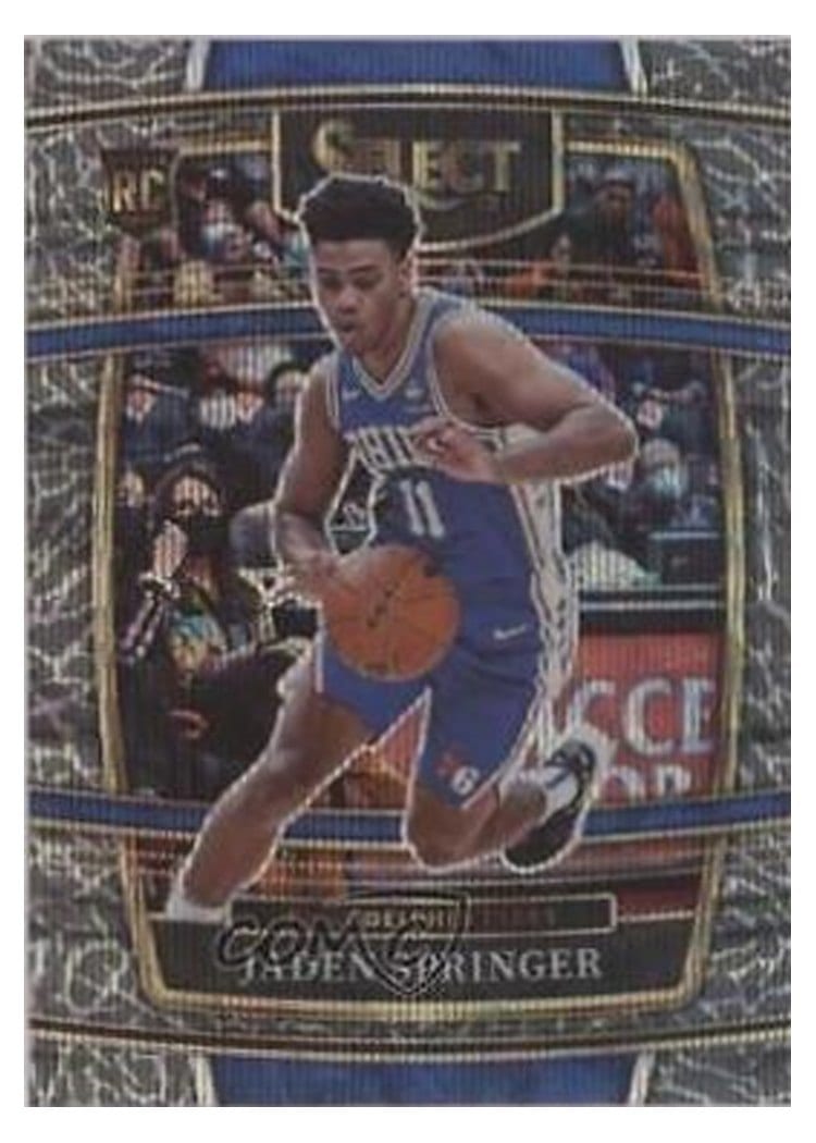2021-22 Panini Select Base Set Jaden Springer #85 card