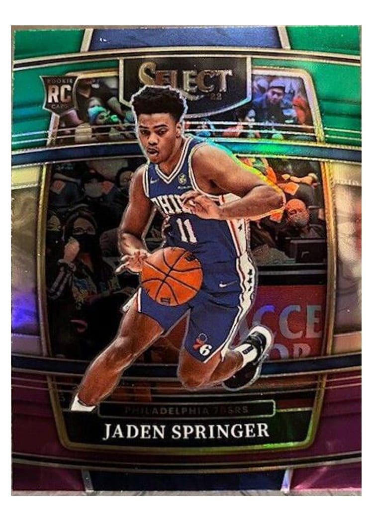 2021-22 Panini Select Base Set Jaden Springer #85 card