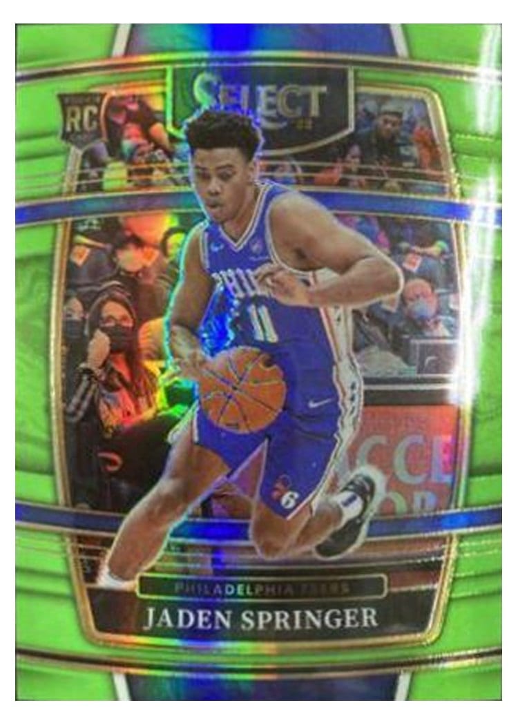 2021-22 Panini Select Base Set Jaden Springer #85 card