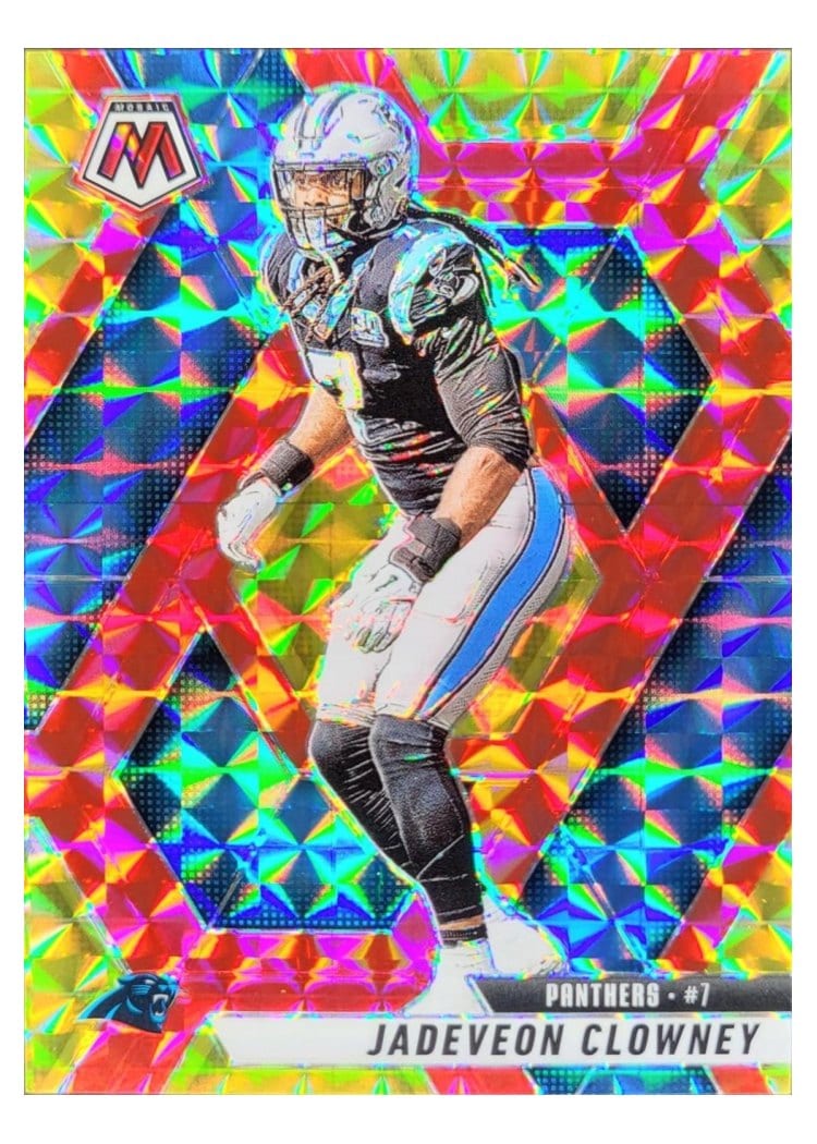 2025 Panini Mosaic Base Set Jadeveon Clowney Choice Red #163 card