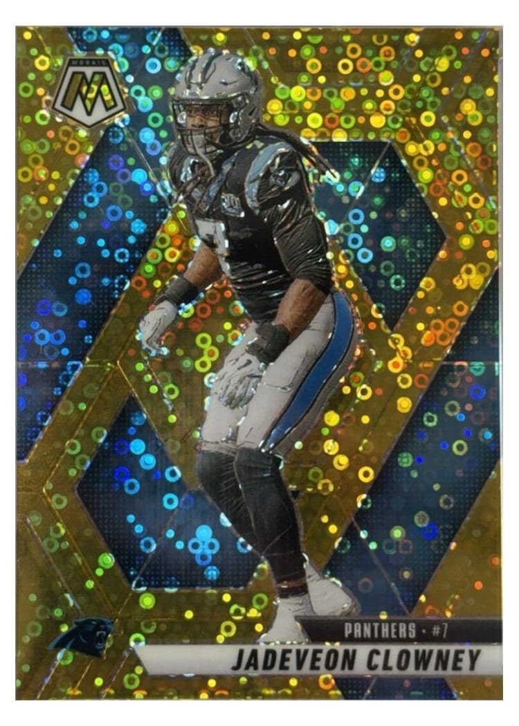 2025 Panini Mosaic Base Set Jadeveon Clowney No Huddle Gold #163