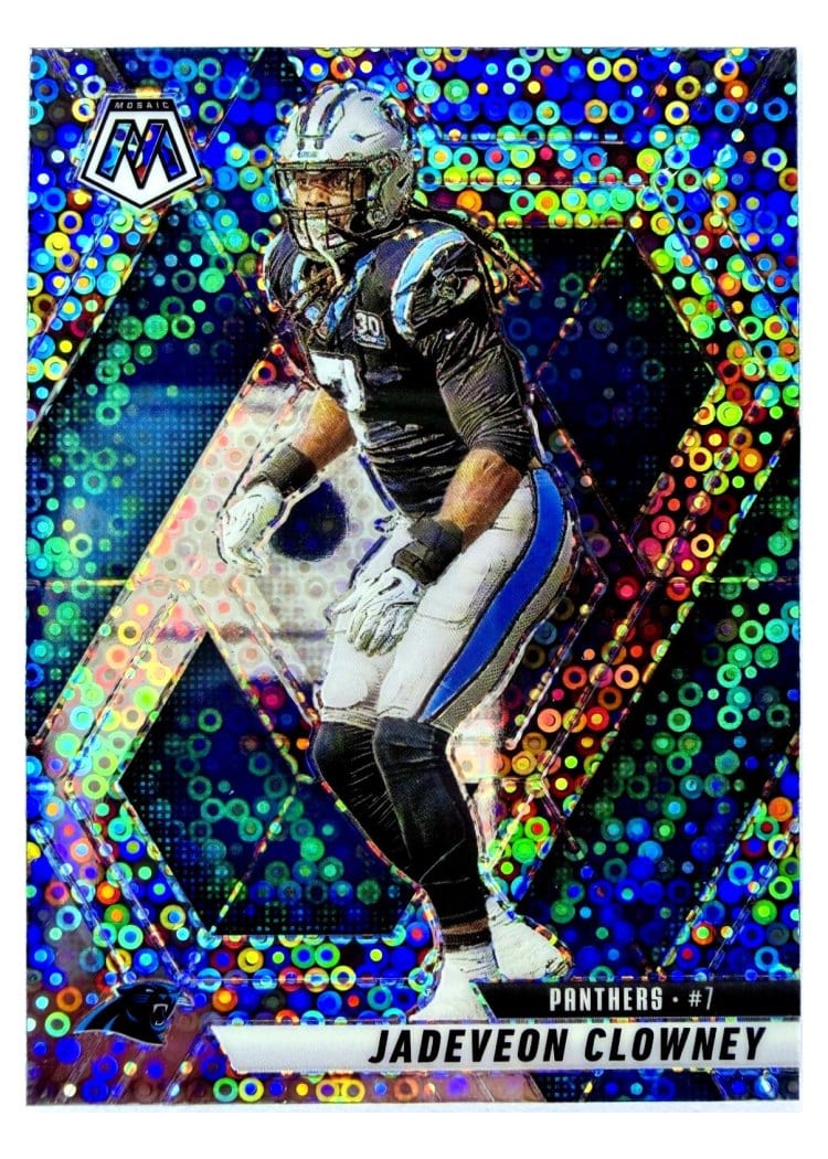 2025 Panini Mosaic Base Set Jadeveon Clowney No Huddle Silver #163 card