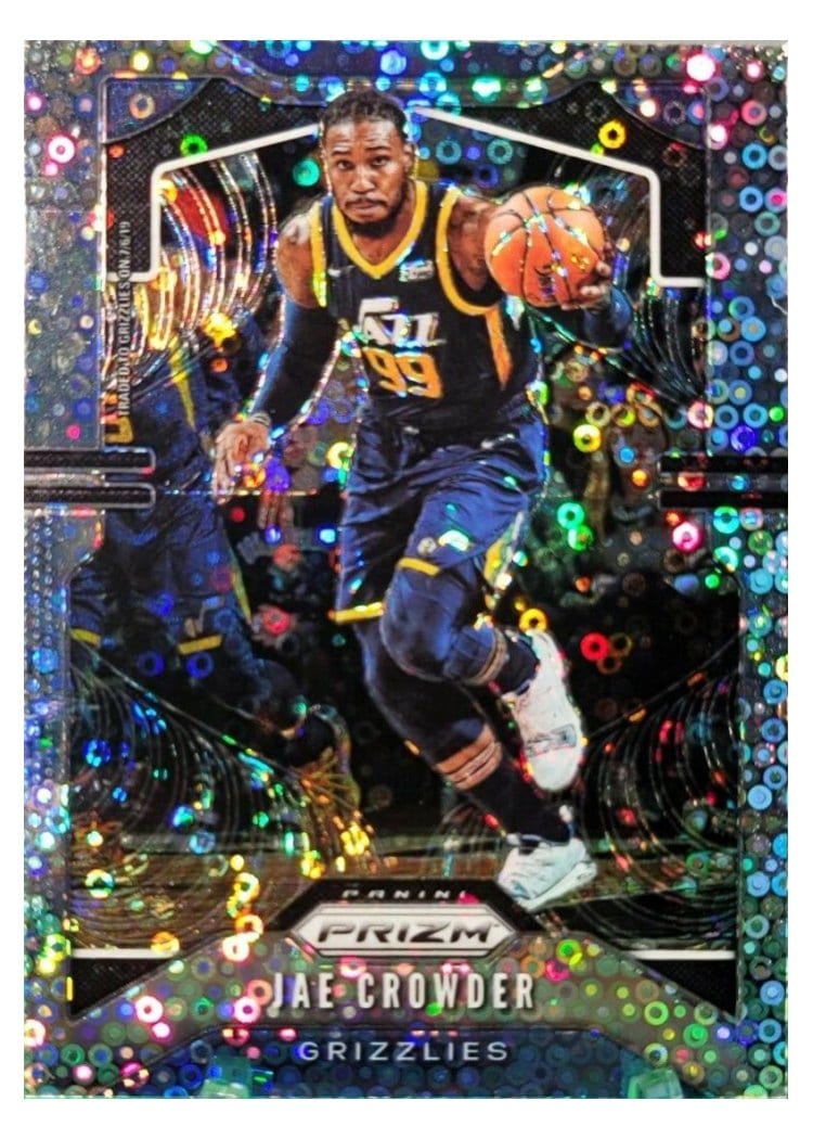 2019-20 Panini Prizm Base Set Jae Crowder Fast Break Prizm #227 card