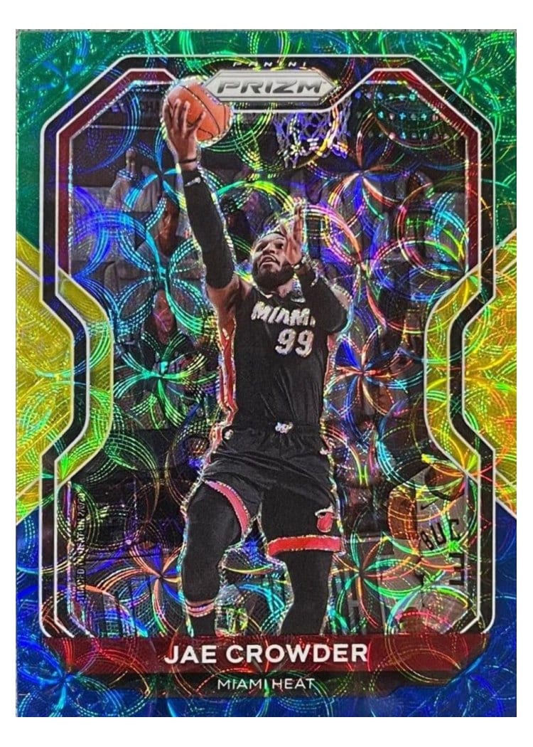 2020-21 Panini Prizm Base Set Jae Crowder Choice Blue, Yellow, Green Prizm #146 card