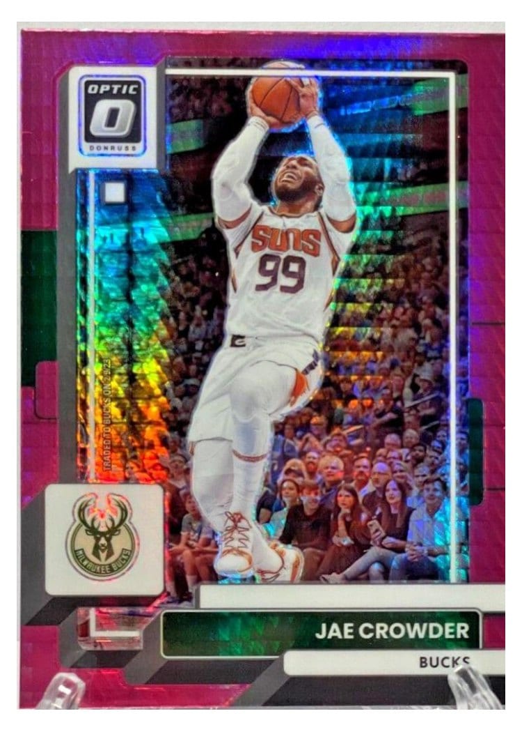 2022-23 Donruss Optic Base Set Jae Crowder Hyper Pink #113 card