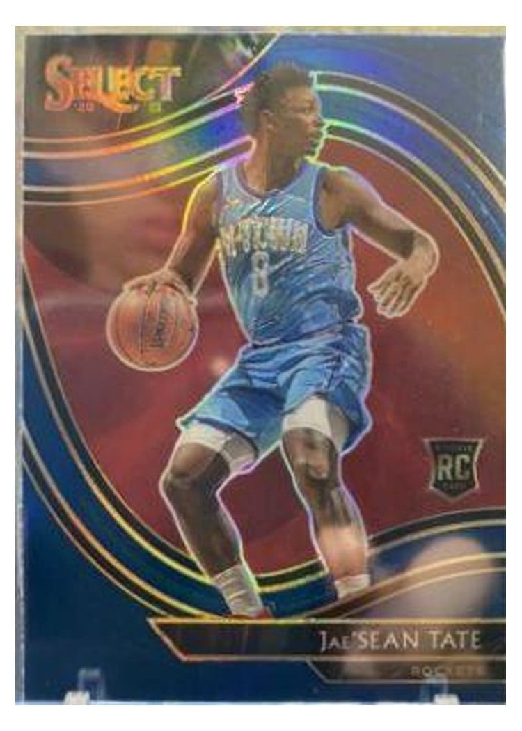2020-21 Panini Select Base Set Jae'Sean Tate Blue Prizm #278 card