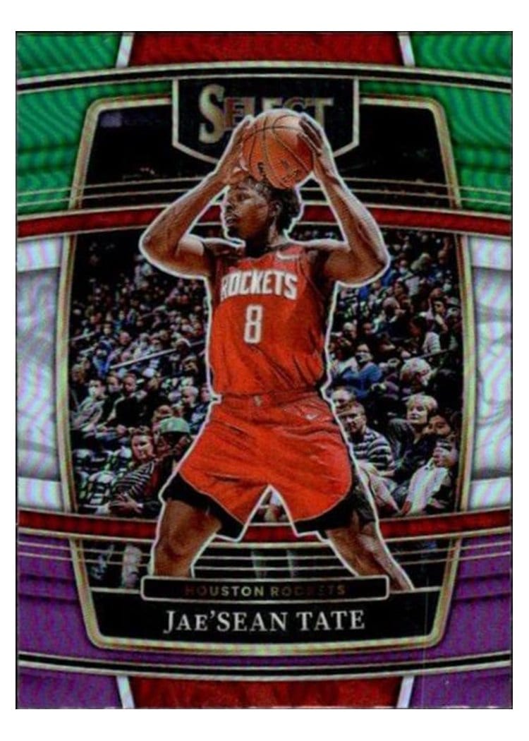 2021-22 Panini Select Base Set Jae'Sean Tate Tri Color Prizm #95 card