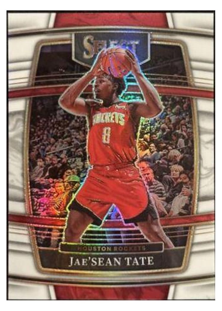 2021-22 Panini Select Base Set Jae'Sean Tate White Prizm #95 card