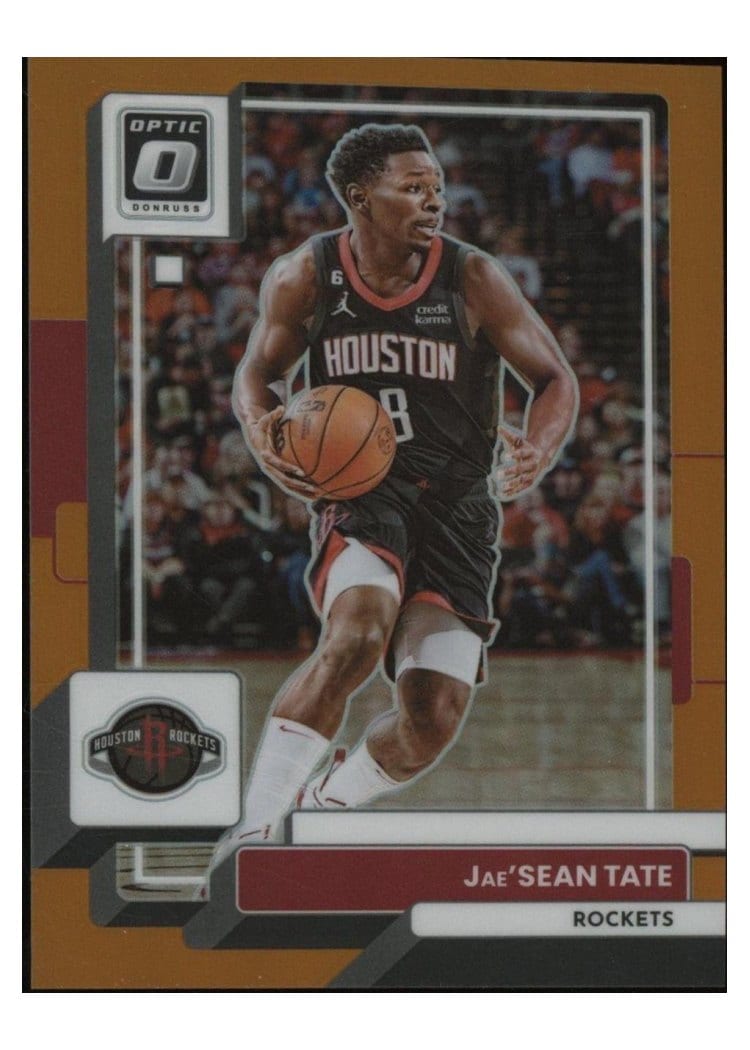 2022 Panini Donruss Optic Jae'Sean Tate Orange #191 card