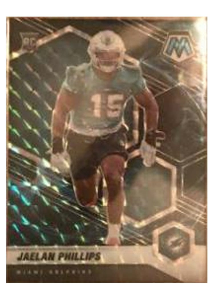 2021 Panini Mosaic Base Set Jaelan Phillips Genesis #350 card