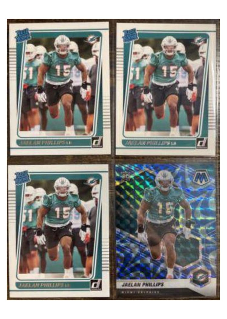 2021 Panini Mosaic Base Set Jaelan Phillips #350 card