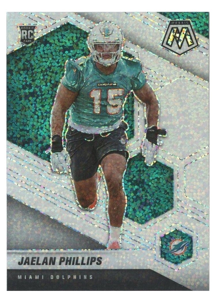 2021 Panini Mosaic Base Set Jaelan Phillips #350 card