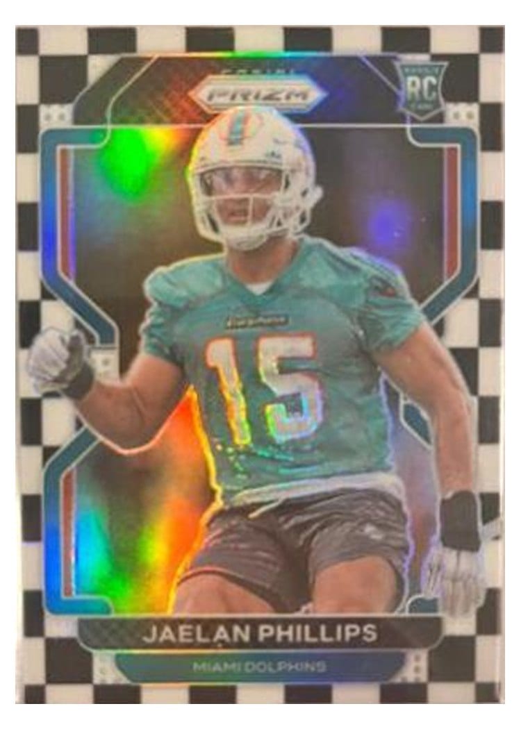 2021 Panini Prizm Base Set Jaelan Phillips #377 card