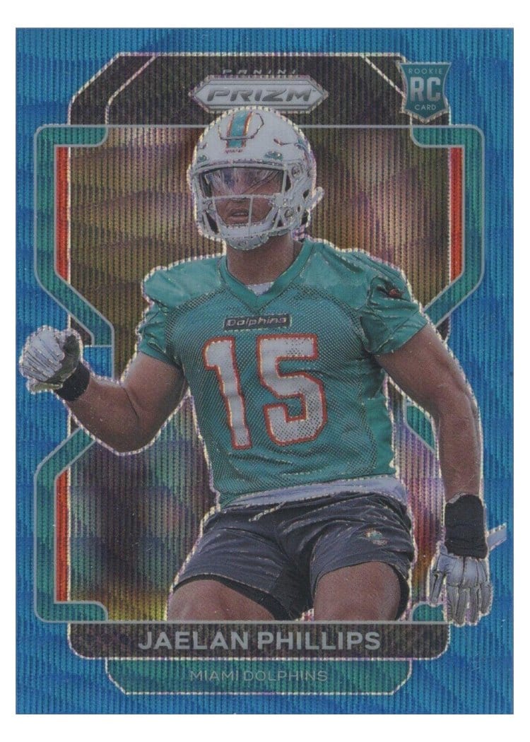 2021 Panini Prizm Base Set Jaelan Phillips #377 card