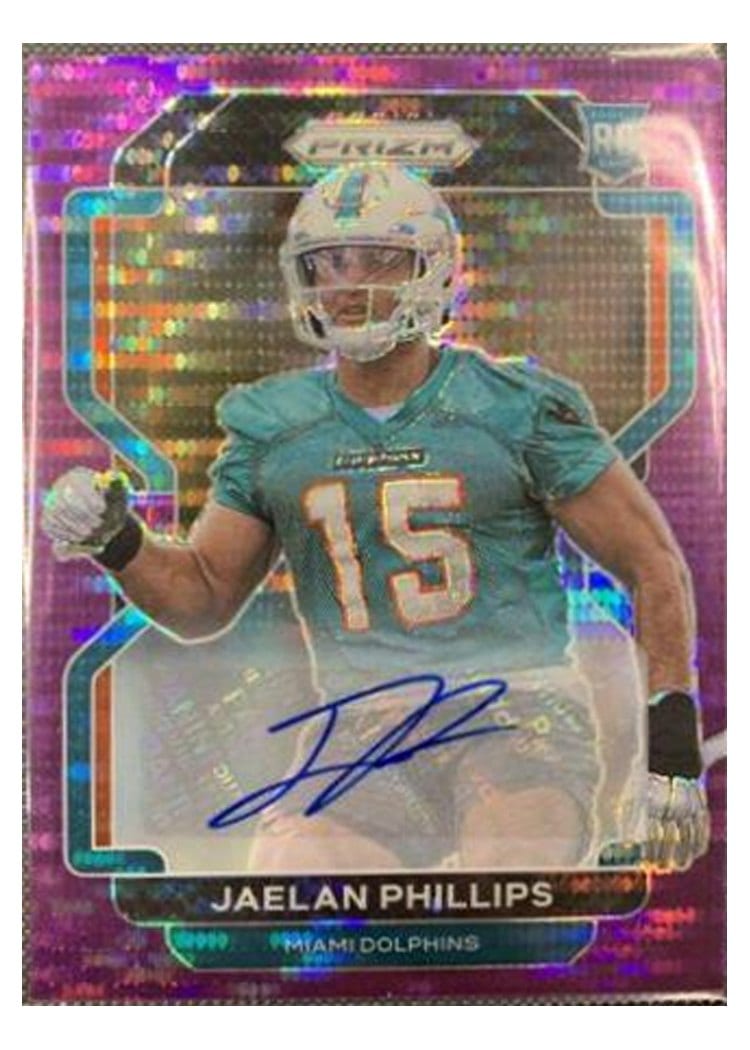 2021 Panini Prizm Base Set Jaelan Phillips #377 card