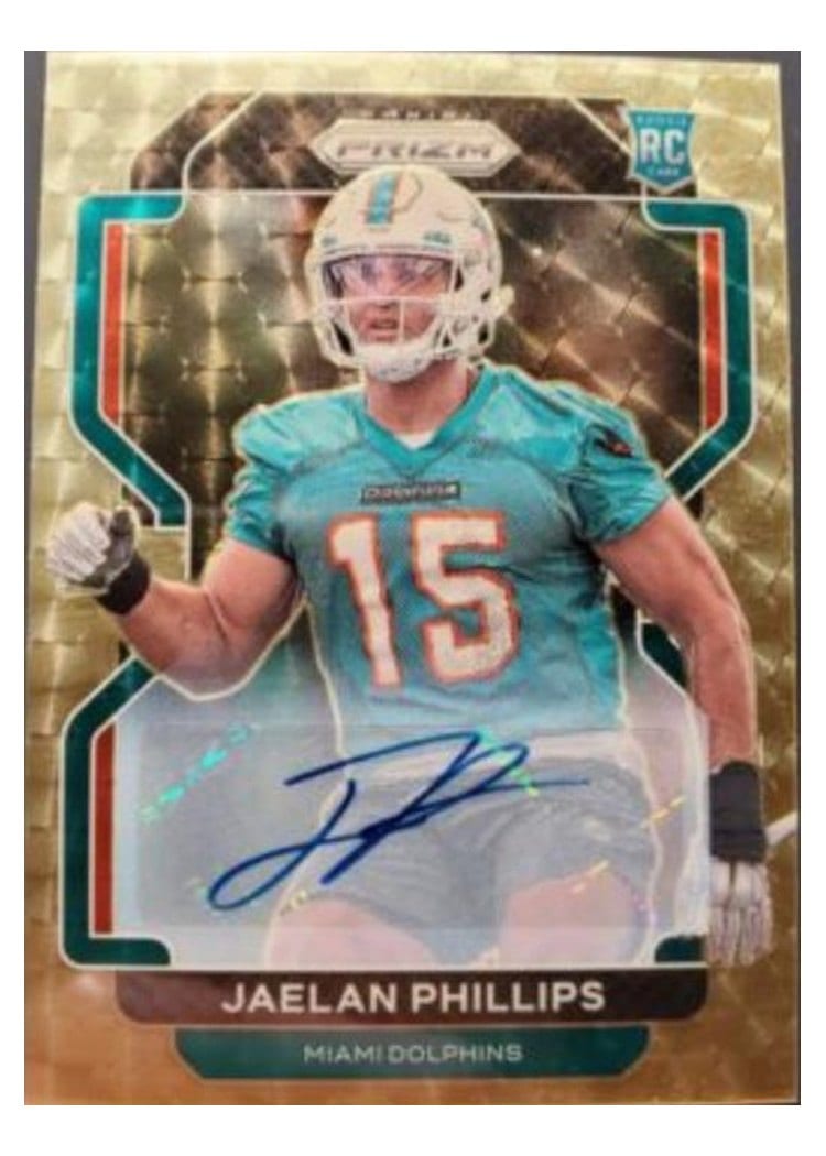 2021 Panini Prizm Base Set Jaelan Phillips #377 card