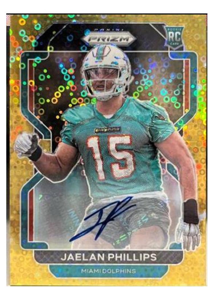 2021 Panini Prizm Base Set Jaelan Phillips #377 card