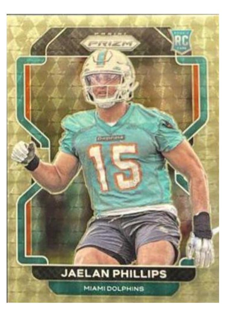 2021 Panini Prizm Base Set Jaelan Phillips #377 card