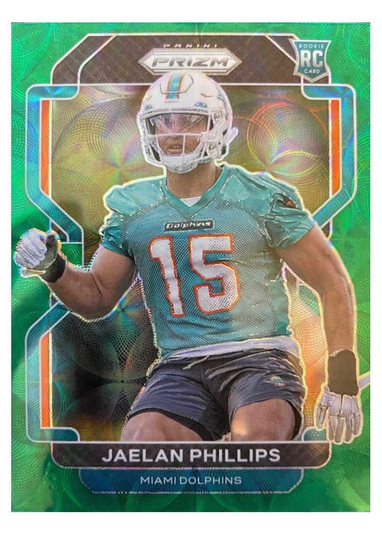 2021 Panini Prizm Base Set Jaelan Phillips #377 card