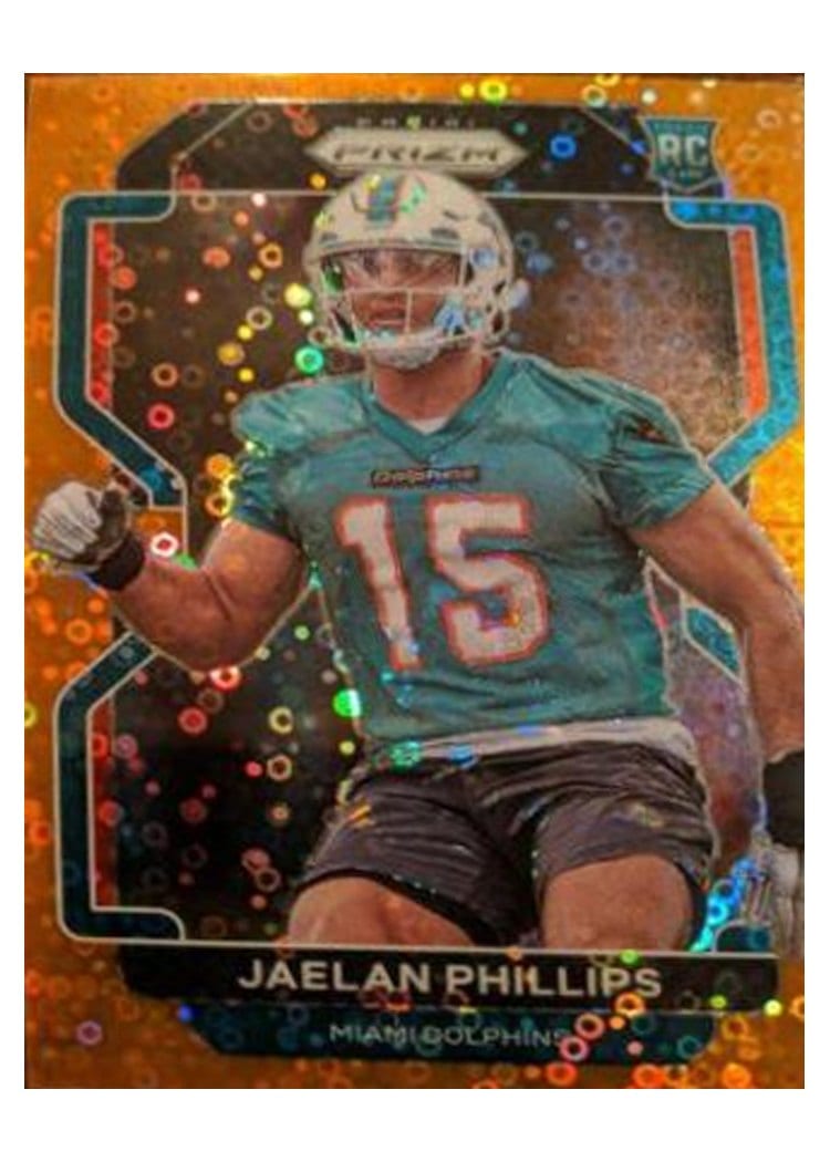 2021 Panini Prizm Base Set Jaelan Phillips #377 card