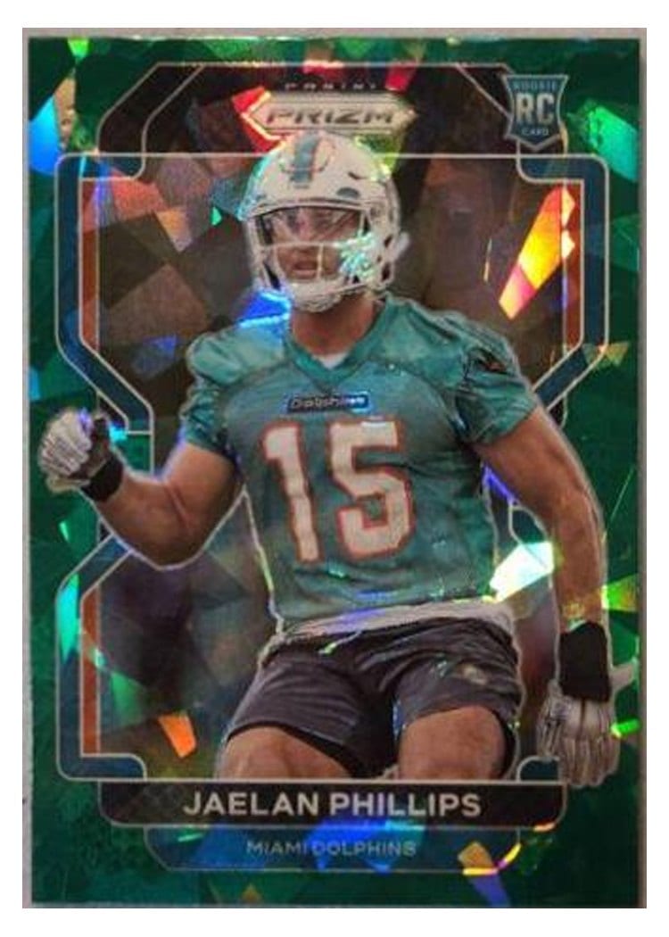 2021 Panini Prizm Base Set Jaelan Phillips #377 card
