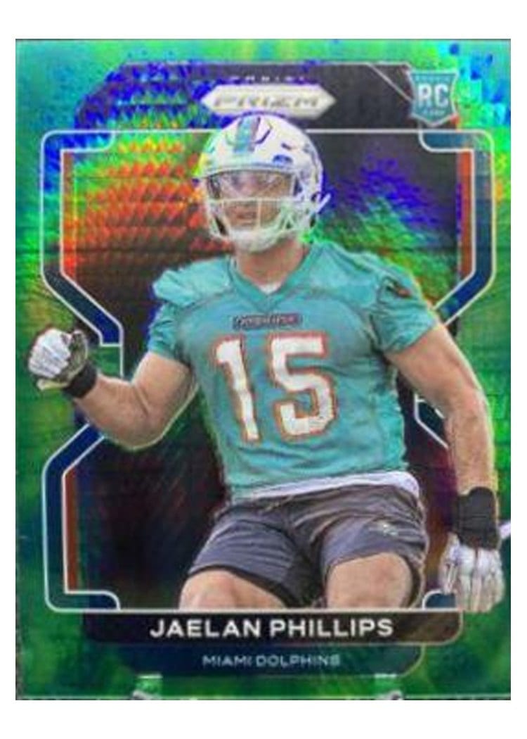 2021 Panini Prizm Base Set Jaelan Phillips #377 card