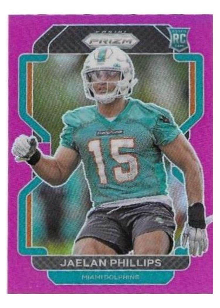 2021 Panini Prizm Base Set Jaelan Phillips #377 card