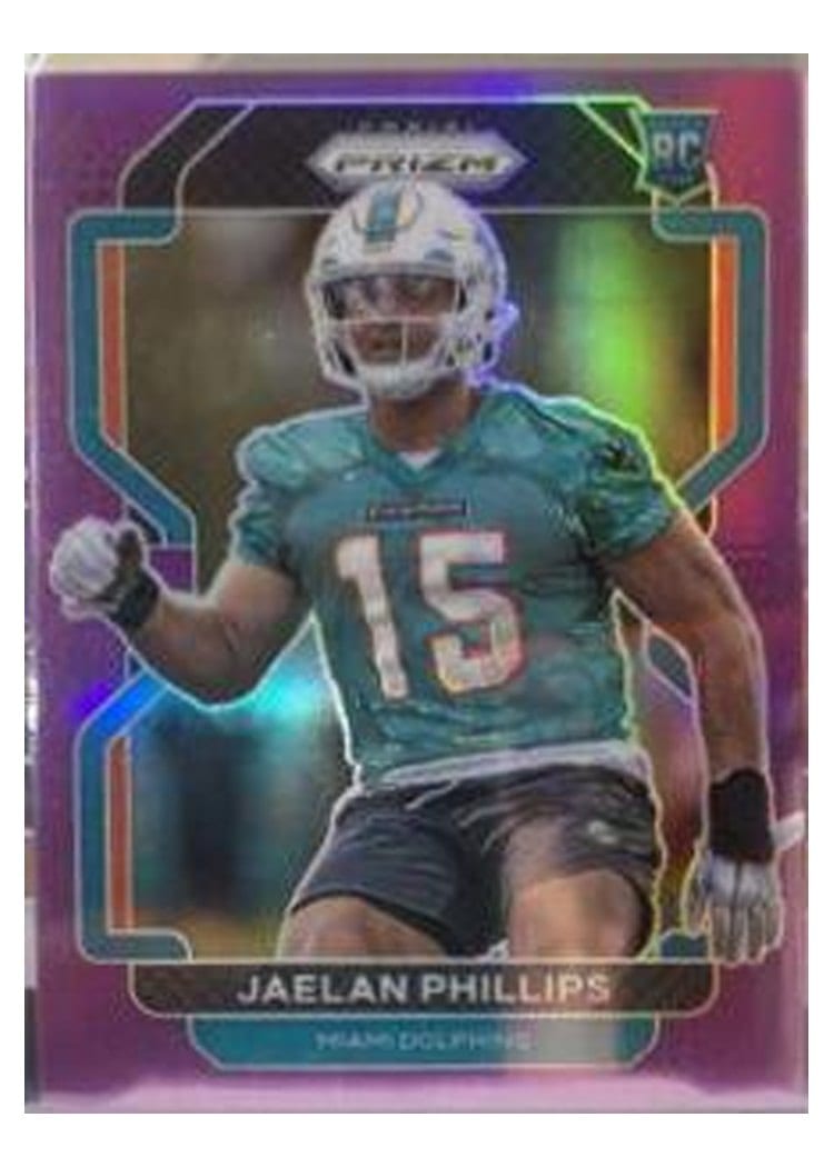 2021 Panini Prizm Base Set Jaelan Phillips #377 card