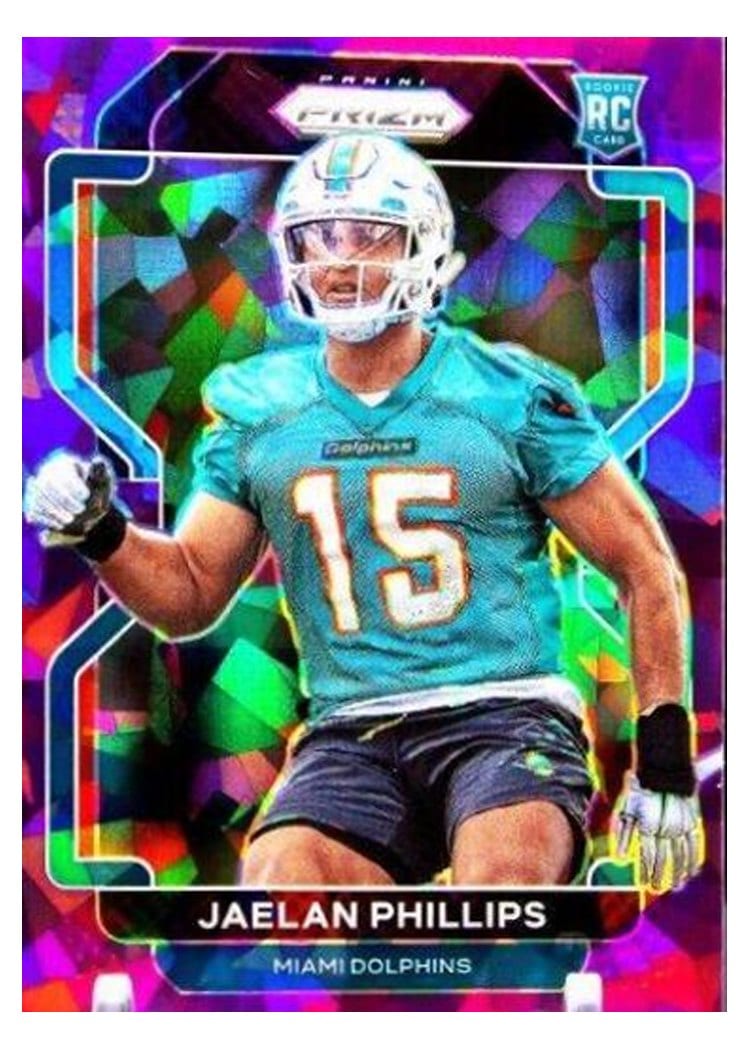 2021 Panini Prizm Base Set Jaelan Phillips #377 card