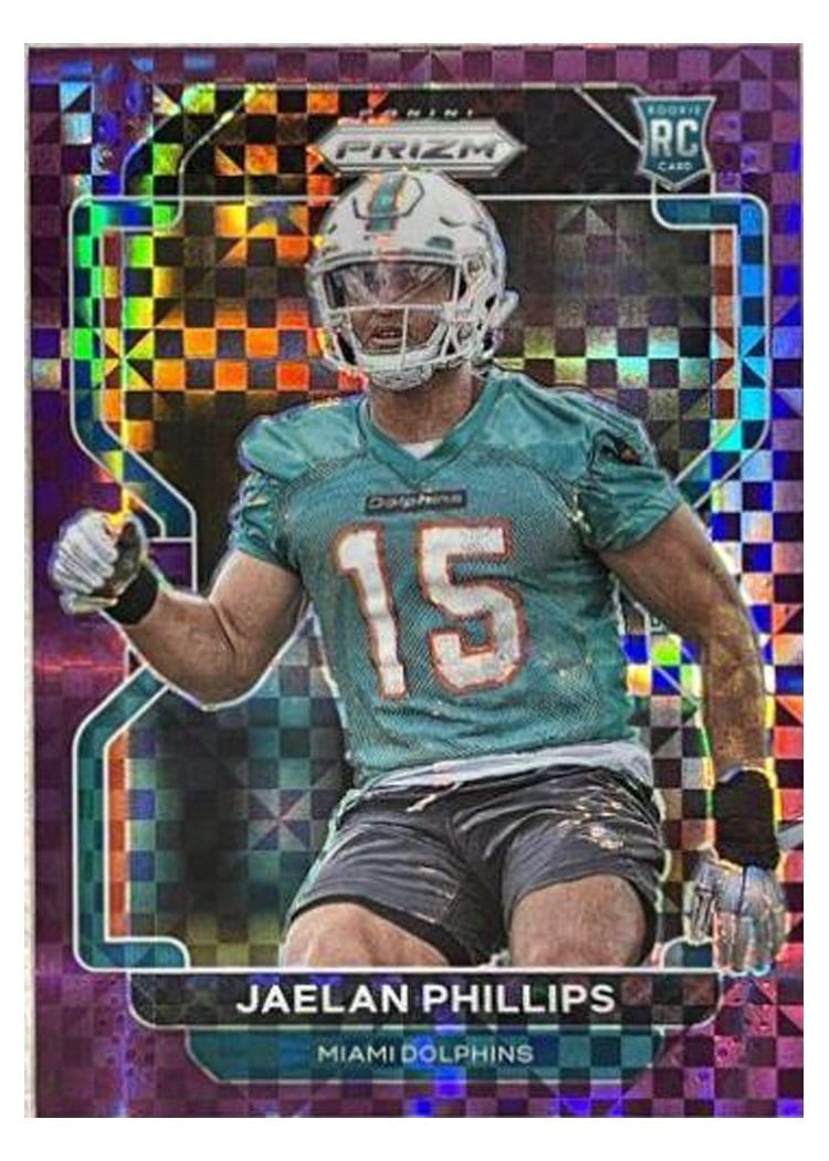 2021 Panini Prizm Base Set Jaelan Phillips #377 card
