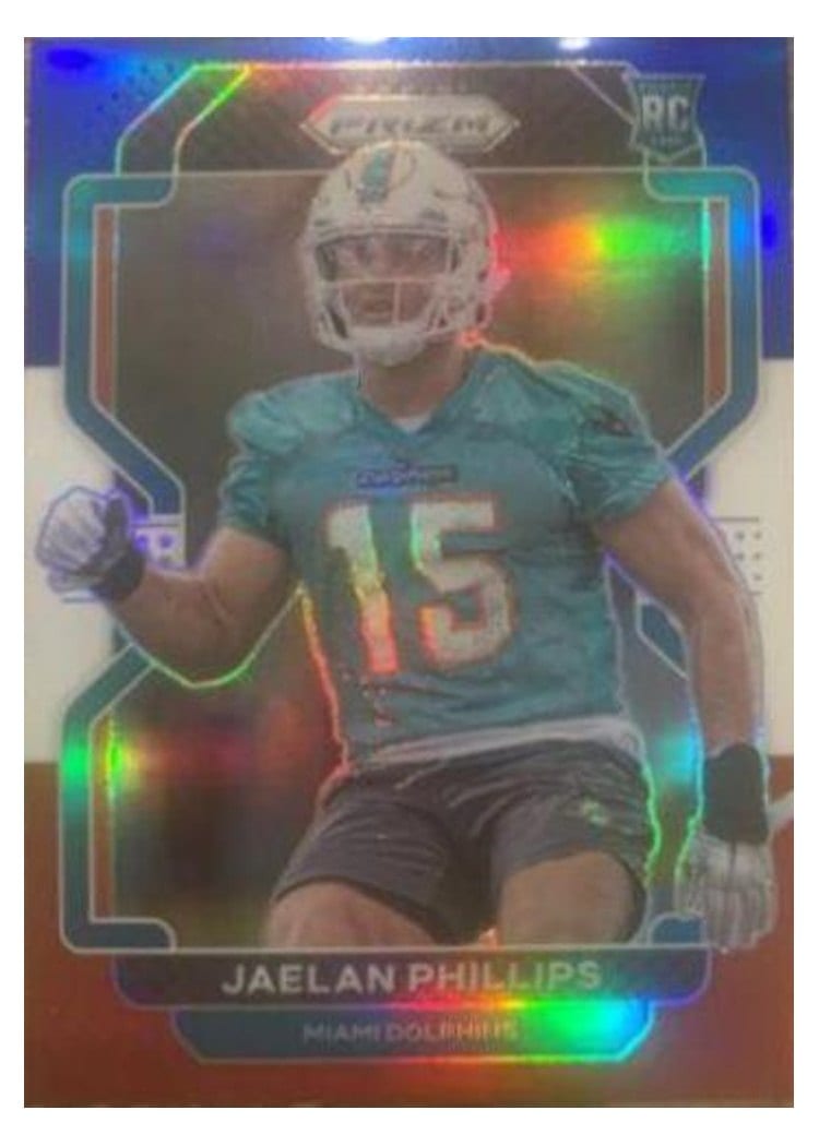 2021 Panini Prizm Base Set Jaelan Phillips #377 card
