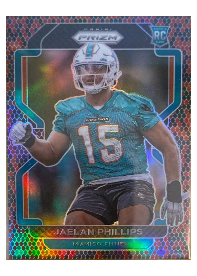 2021 Panini Prizm Base Set Jaelan Phillips #377 card