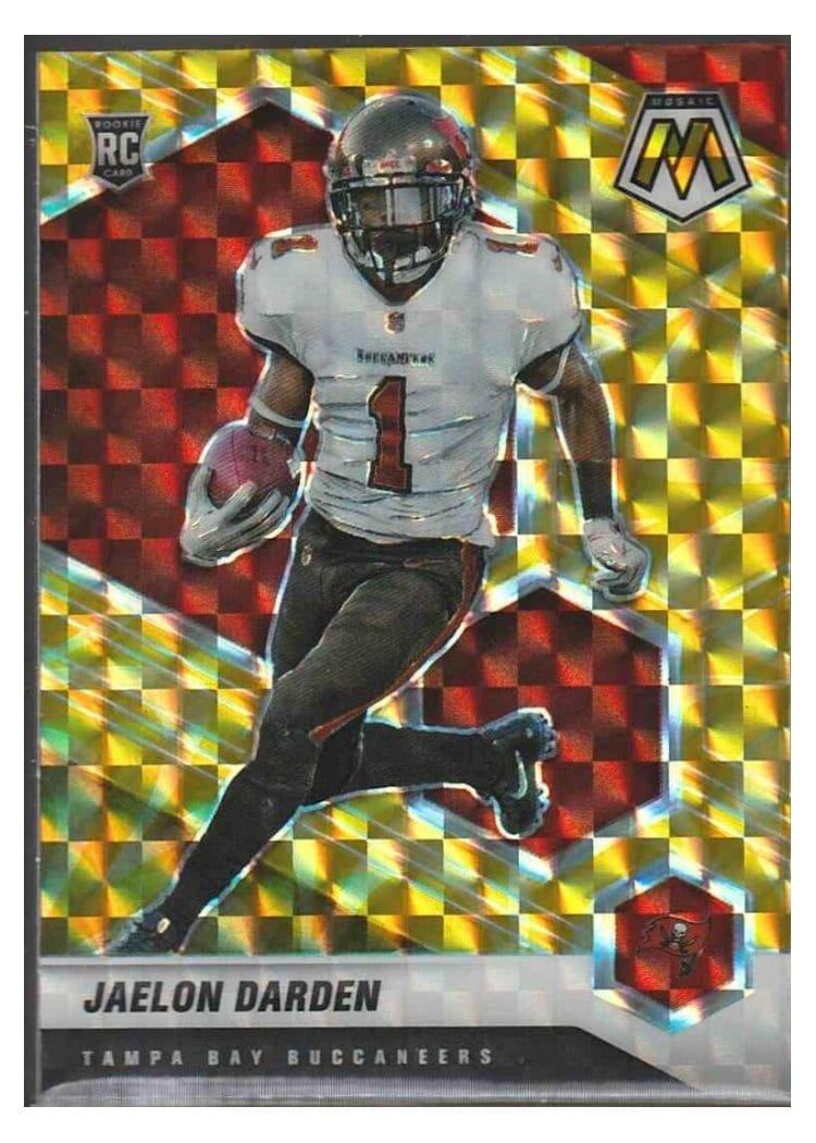 2021 Panini Mosaic Base Set Jaelon Darden #333 card
