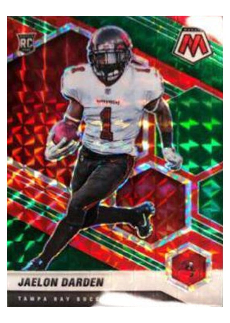 2021 Panini Mosaic Base Set Jaelon Darden Green Mosaic #333 card