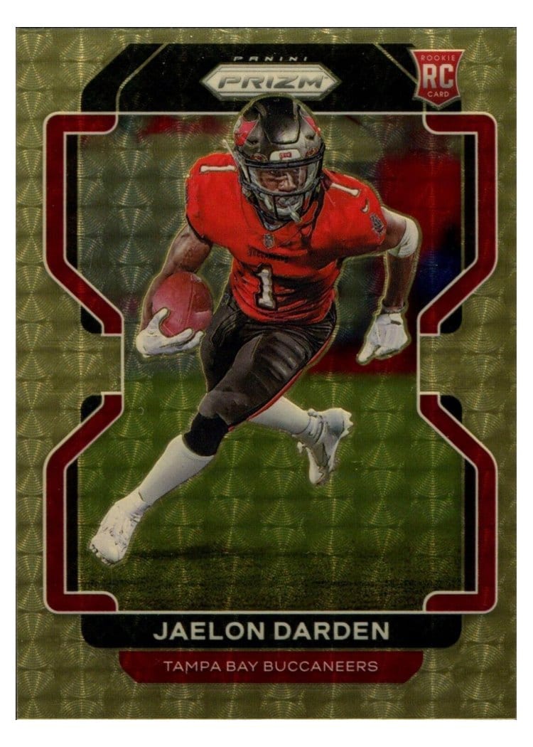 2021 Panini Prizm Base Set Jaelon Darden #363 card