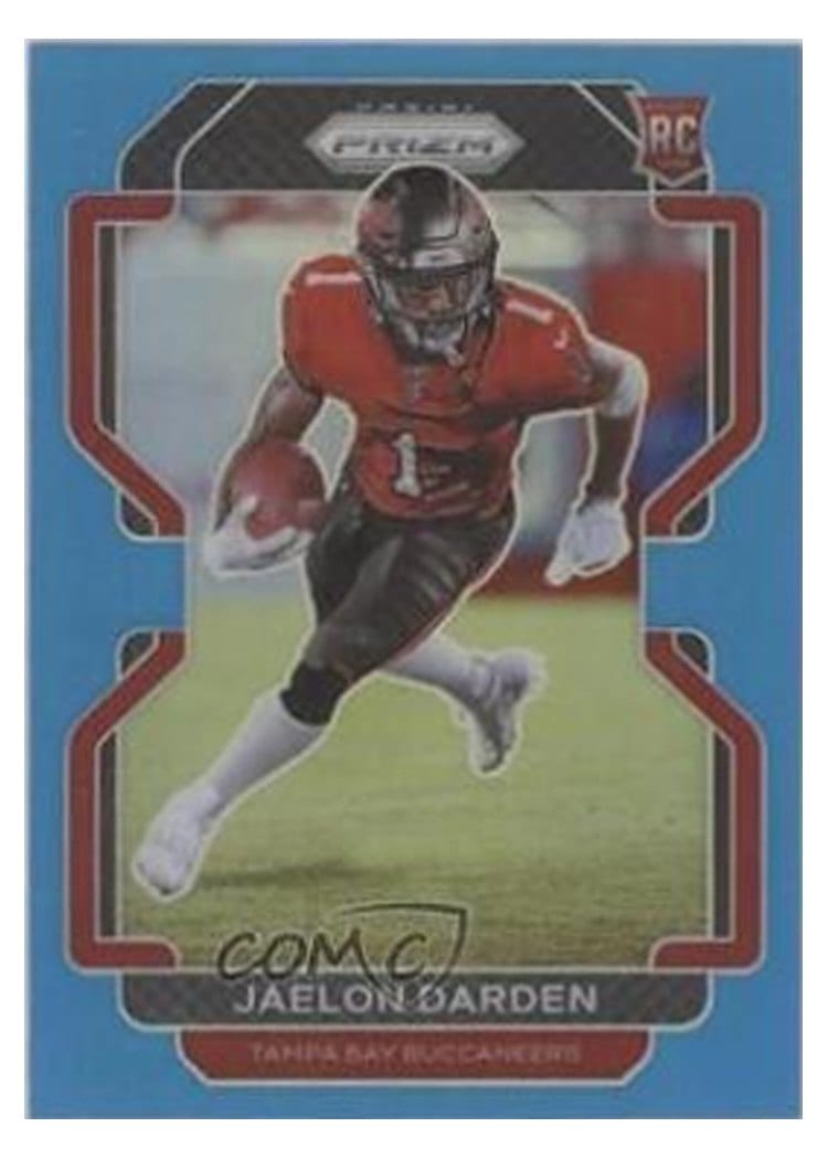 2021 Panini Prizm Base Set Jaelon Darden #363 card