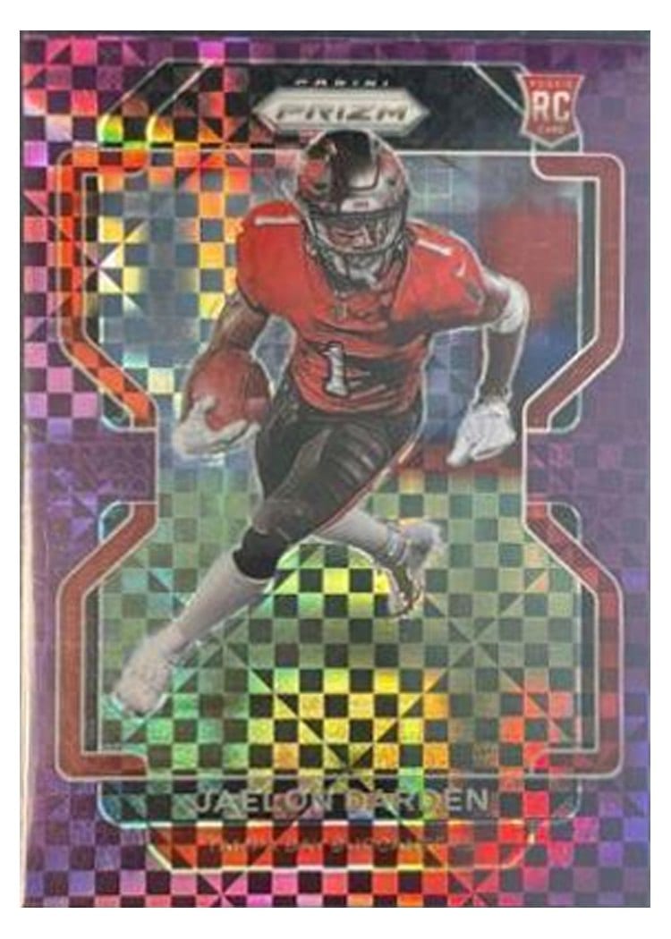 2021 Panini Prizm Base Set Jaelon Darden #363 card