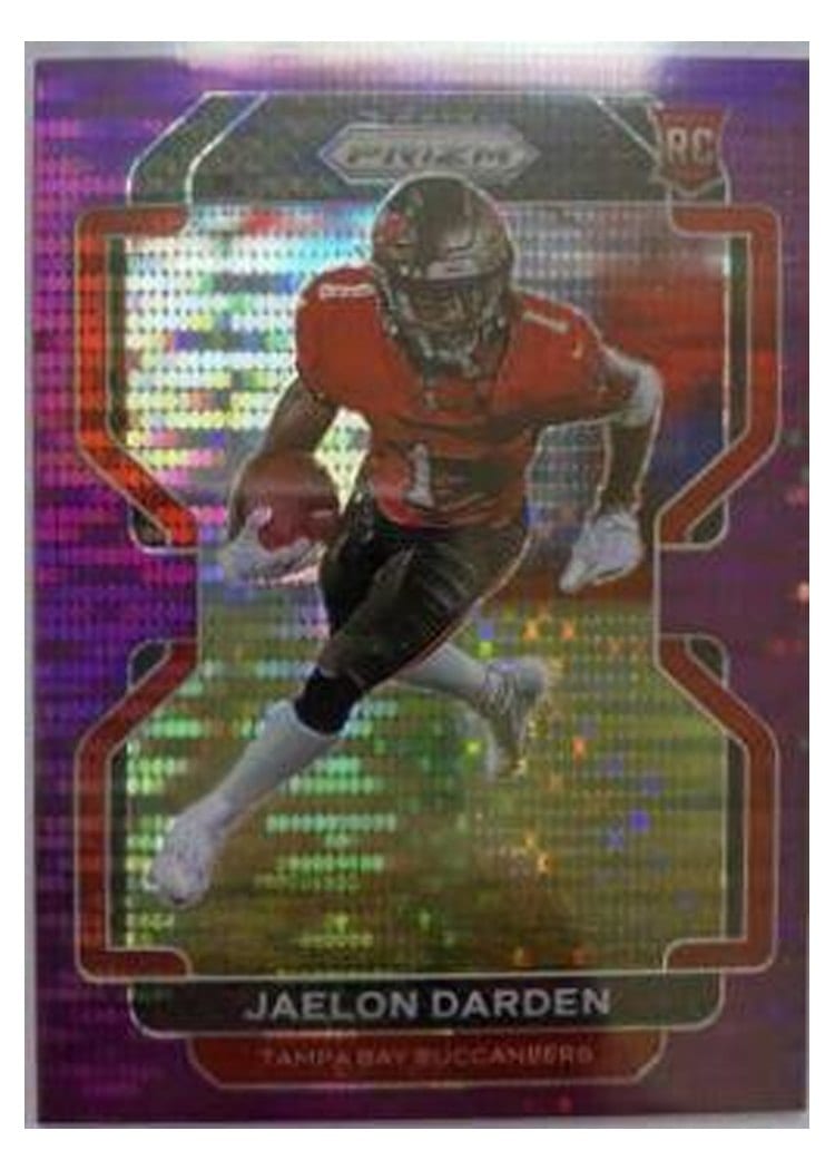 2021 Panini Prizm Base Set Jaelon Darden #363 card
