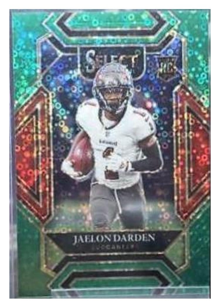 2021 Panini Select Base Set Jaelon Darden Green Disco #277 card
