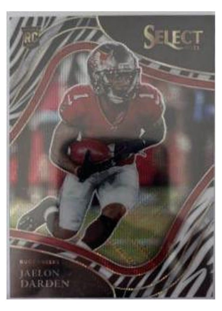 2021 Panini Select Base Set Jaelon Darden #377 card