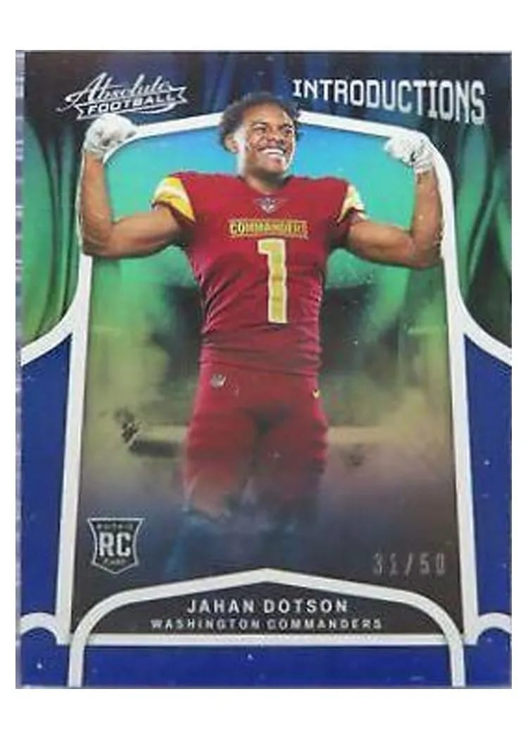 2022 Panini Absolute Introductions Jahan Dotson #INT-9 card