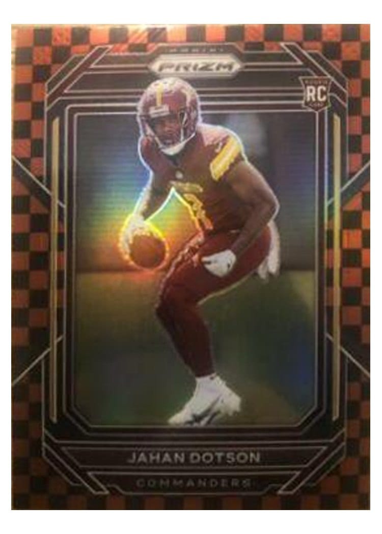 2022 Panini Prizm Base Set Jahan Dotson #312 card