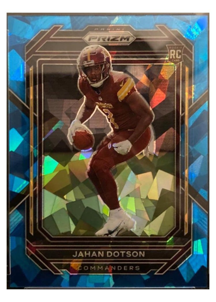 2022 Panini Prizm Base Set Jahan Dotson #312 card