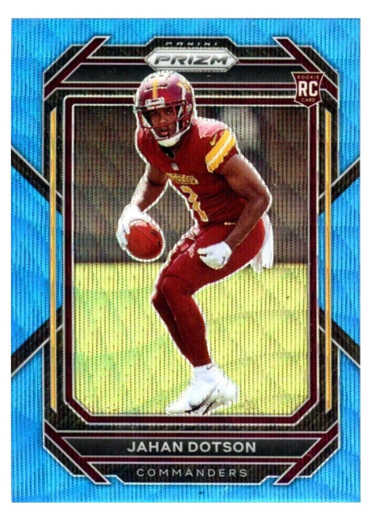 2022 Panini Prizm Base Set Jahan Dotson #312 card