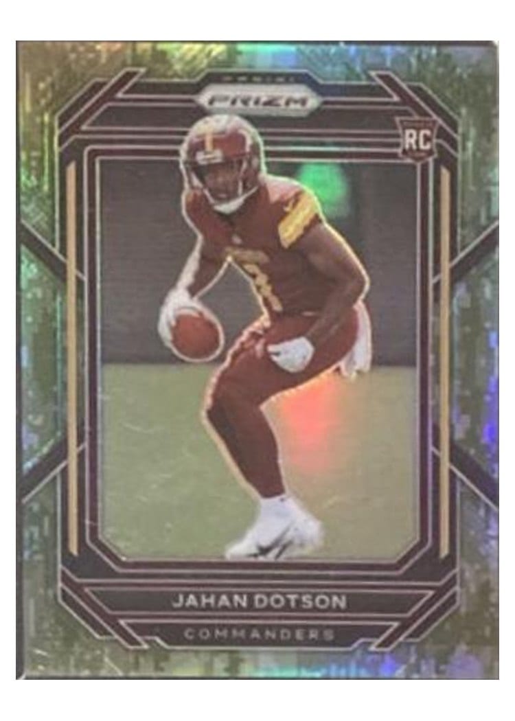 2022 Panini Prizm Base Set Jahan Dotson #312 card