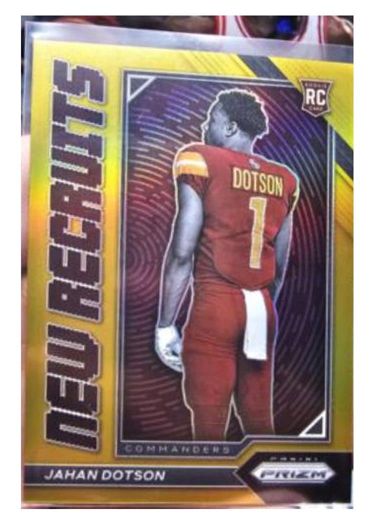 2022 Panini Prizm Base Set Jahan Dotson #312 card